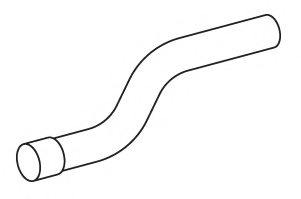 DINEX 68663 Exhaust Pipe